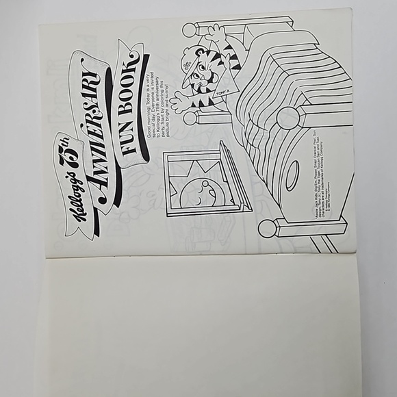 Vintage Kellogg's 75th Anniversary Fun Book (New) - Picture 3 of 6